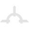 Ekena Millwork Ericson Architectural Grade PVC Gable Bracket, 72"W x 42"H x 2"D x 6"F, 14/12 Pitch GBP072X42X0206ERI00 - alternate 5
